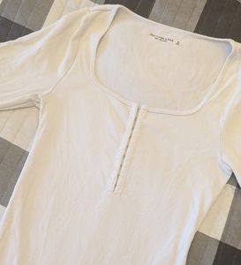 Abercrombie Hook & Eye Bodysuit Long Sleeve
